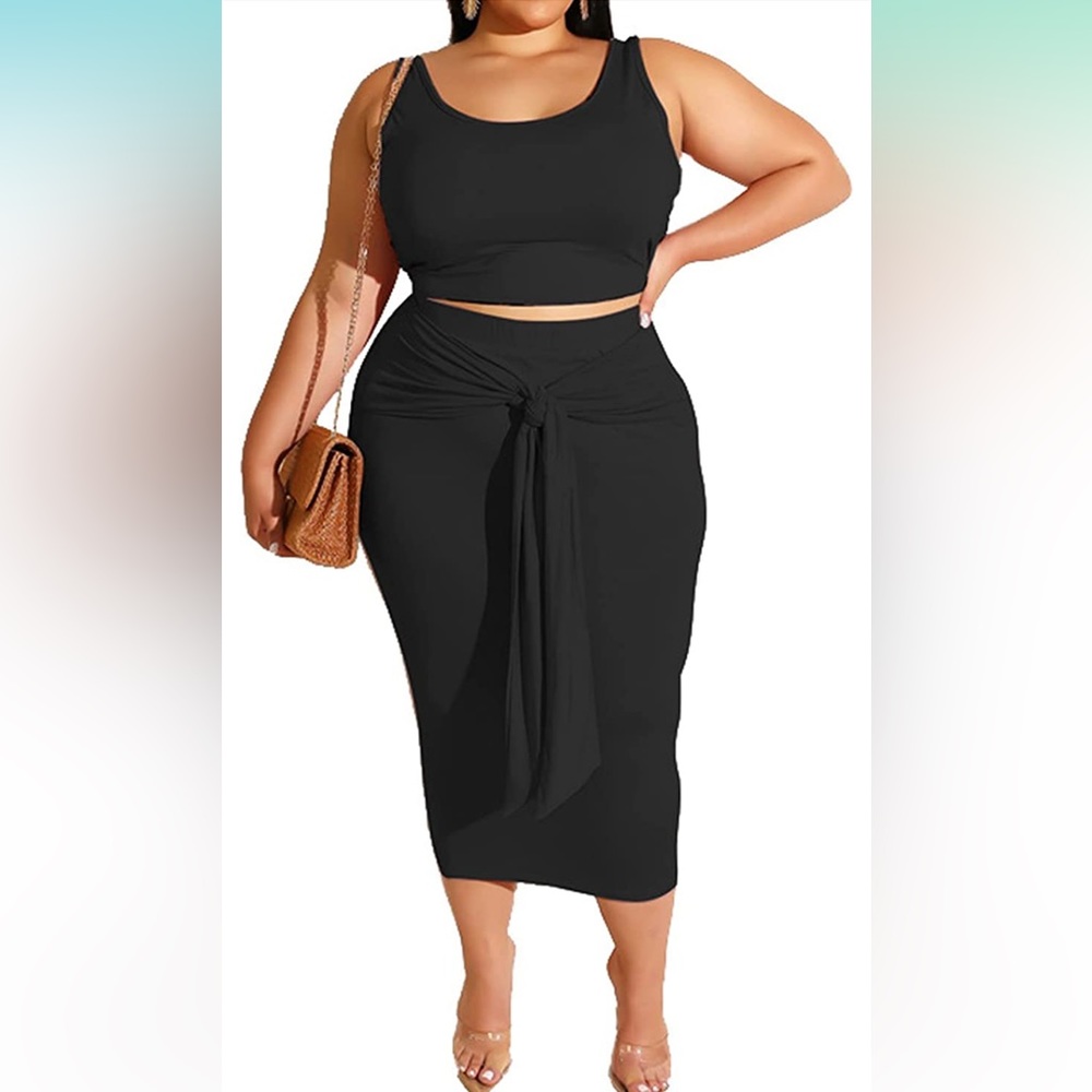 Black Skirt 5X - 26W - NWOT